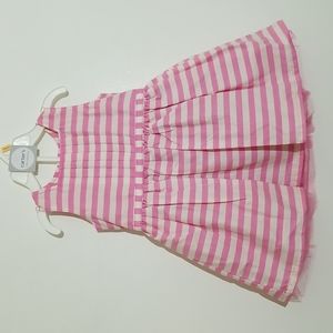 NWT Carter's Little Collection Pink Striped Dress